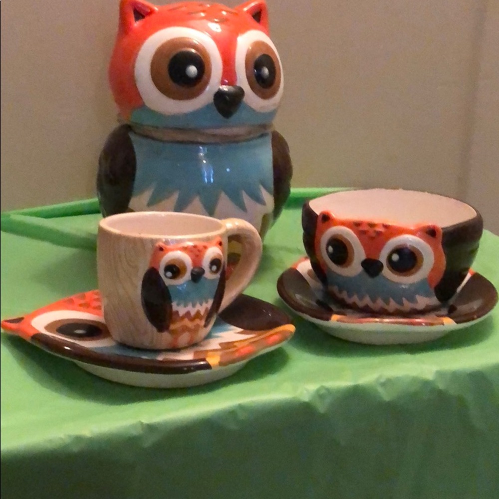 Owl Kitchen Bowl Set
